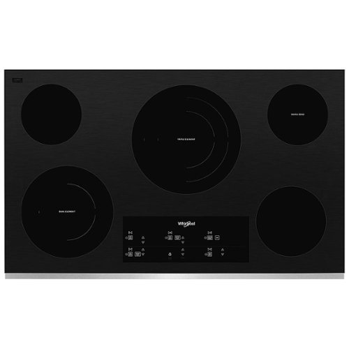 Photos - Hob Whirlpool  36" Built-In Electric Cooktop with 5 Burners and FlexHeat Trip 