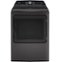 GE Profile - 7.4 Cu. Ft. Smart Gas Dryer with Steam, Sanitize Cycle and Sensor Dry - Diamond Gray-Front_Standard