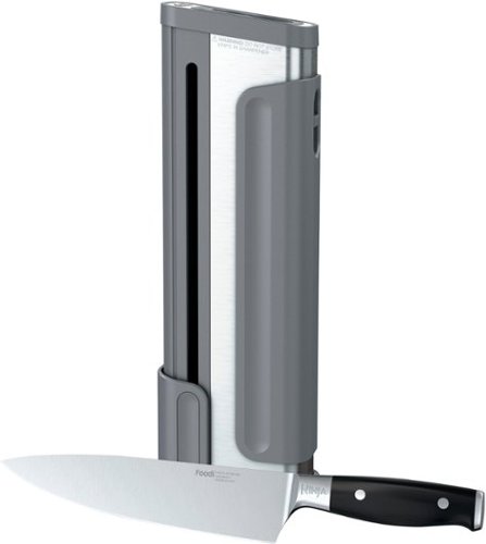 Ninja Foodi NeverDull System Premium German Stainless Steel Chef Knife & Knife Sharpener - Black and Gray