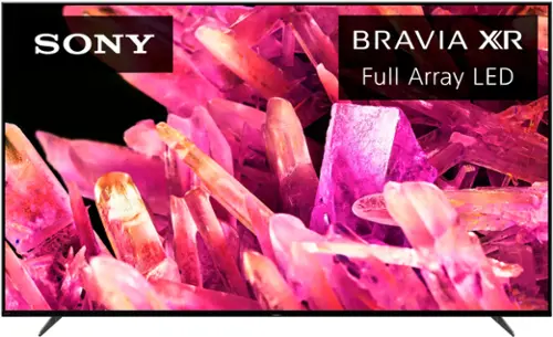 Front. Sony - 85" Class BRAVIA XR X90K LED 4K UHD Smart Google TV - Black.