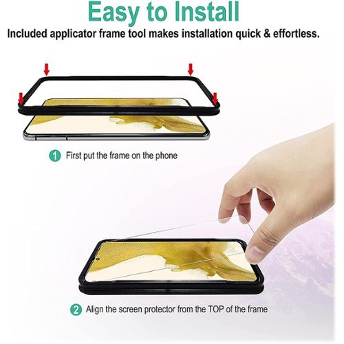 SaharaCase ZeroDamage Ultra Strong+ Tempered Glass Screen Protector for Samsung Galaxy S22 - Clear BUY IN MIDDLE EAST