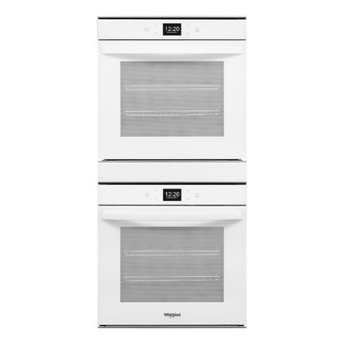 Whirlpool - 24" Built-In Double Electric Convection Wall Oven with WiFi - White