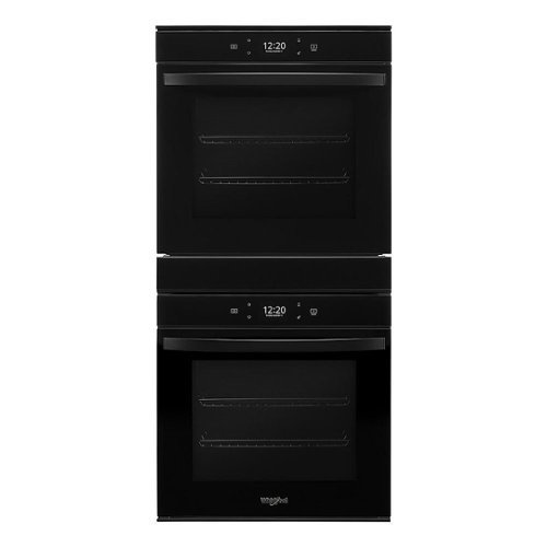 Whirlpool - 24" Built-In Double Electric Convection Wall Oven with WiFi - Black