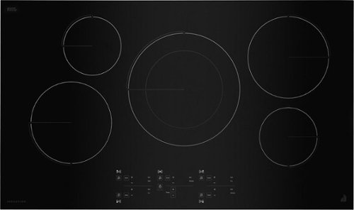 JennAir - 36" Oblivion Built-In Electric Cooktop with Auto Sensor Cooking - Black