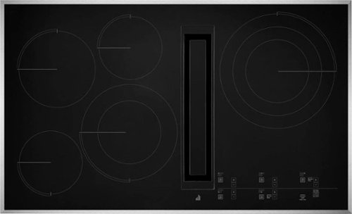 JennAir - 36" Lustre Trim Built-In Electric Cooktop with Tap Touch Controls