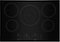 JennAir - 30" Oblivion Built-In Electric Cooktop with Assisted Cooking - Black-Front_Standard