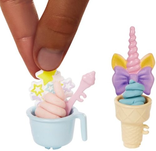 Barbie Ice Cream Shop Playset with Doll, Brunette GLOBAL SHIPPING