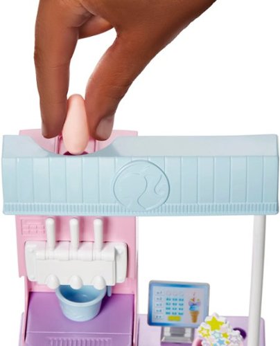 Barbie Ice Cream Shop Playset with Doll, Brunette HOW TO BUY