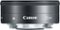 Canon - EF-M22mm F2 STM Standard Lens for EOS DSLR Cameras - Black-Front_Standard