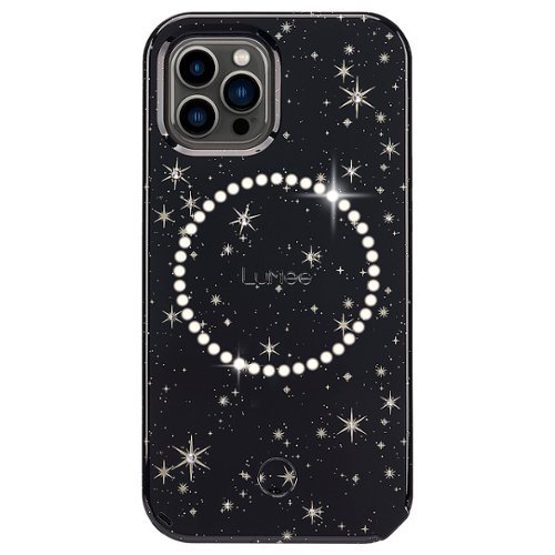 LuMee - Halo Battery Charger Case for iPhone 13 Pro Max - Stars & Gems