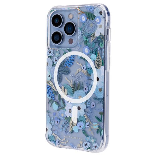 iPhone 13 Pro Rifle Paper Co. - Garden Party Blue w/ MagSafe w/ Antimicrobial