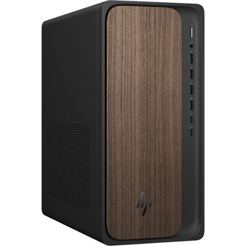 HP - OmniDesk M03 AI Desktop PC - Intel Core Ultra 7 265, 128GB RAM, 4TB SSD, Intel UHD Graphics, KB & Mouse, Windows 11 - Dark-Front_Standard 