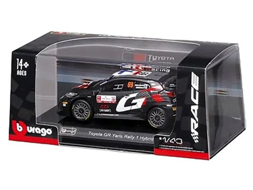 ミニカー TOYOTA GR YARIS RALLY1 HYBRID #69 2024 Toyota GR Yaris Rally1 Hybrid #69 