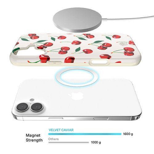 VELVET CAVIAR Magsafe Case for Apple iPhone 16 Plus - Mon Cheri Cherry GLOBAL SHIPPING