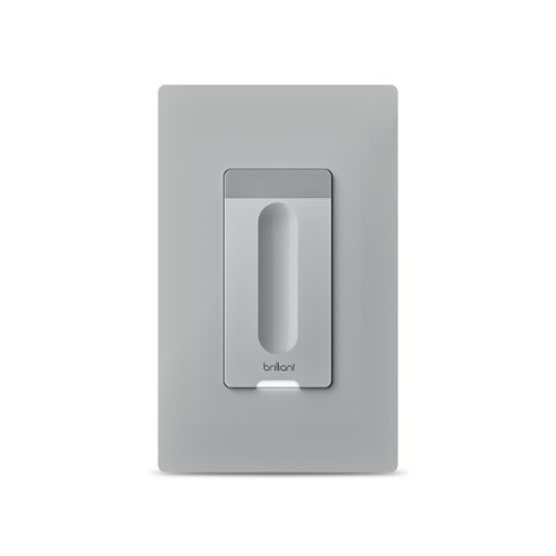 Brilliant Smart Dimmer Switch - Gray INTERNATIONAL SHIPPING