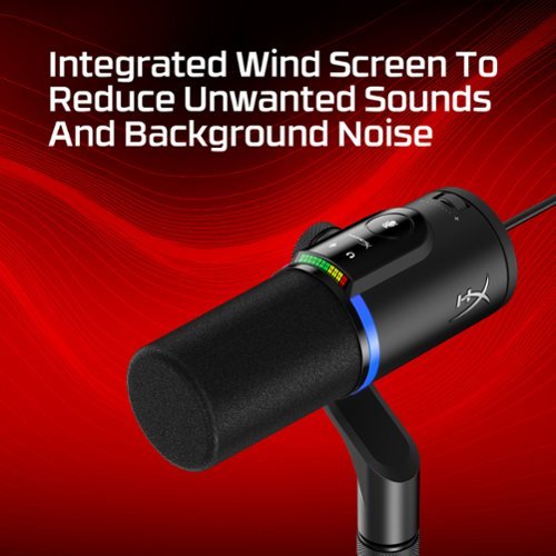 HyperX FlipCast Wired Cardioid USB Dynamic Microphone - Black GLOBAL SHIPPING