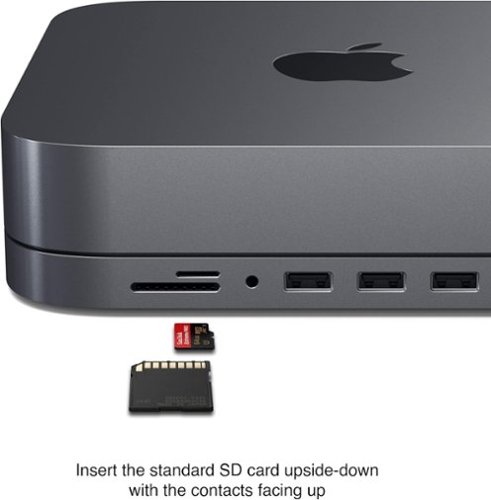 Satechi Type-C Aluminum Stand and Hub for Mac Mini & Mac Studio - USB-C Data Port, Micro/SD Card Reader, 3 USB 3.0 & Audio Jack - Space Gray HOW TO BUY