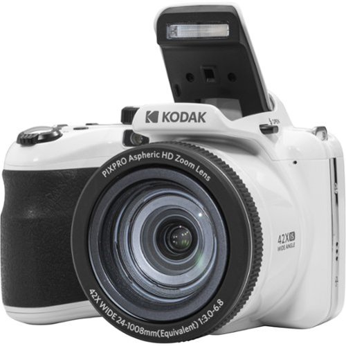 Kodak - PIXPRO AZ425 Bridge Camera - White-Front_Standard 
