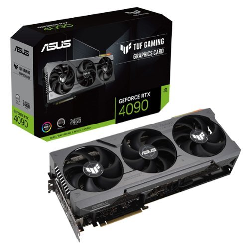 ASUS - Refurbished Excellent - TUF Gaming GeForce RTX 4090 OC Edition 24GB Graphics Card (ASTUF-RTX4090-O24G-GAMING-R) - Black-Front_Standard 