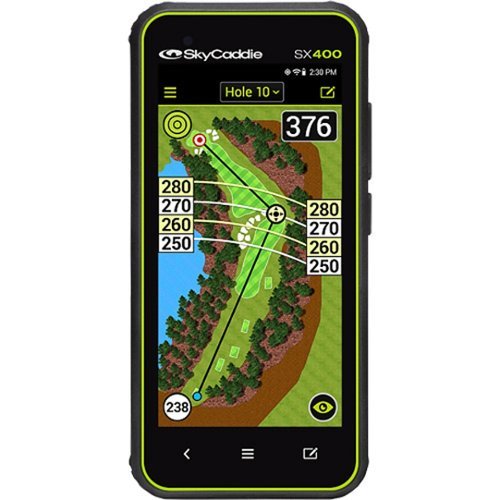 SkyCaddie - SX400 TourBook 4 inch screen, Golf GPS Rangefinder - Black