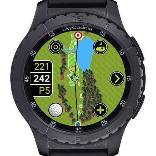 SkyCaddie - TourBook Golf GPS Smartwatch - Black