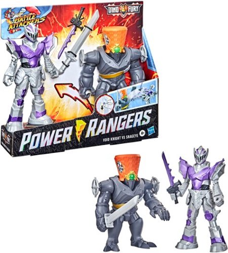 Power Rangers Dino Fury Battle Attackers Void Knight vs. Snageye