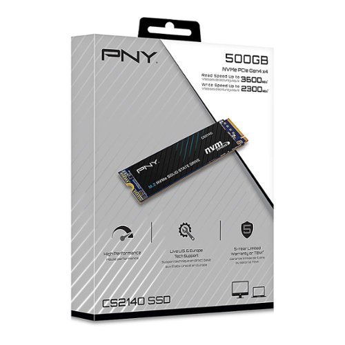 PNY CS2140 500GB Internal SSD PCIe Gen 4 x4 NVMe WHERE TO BUY