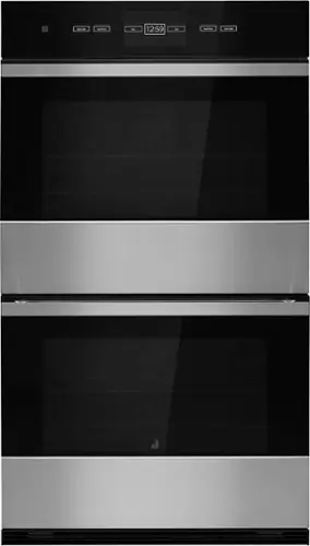 Front. JennAir - 30" Built-In Double Wall Oven - Stainless Steel.