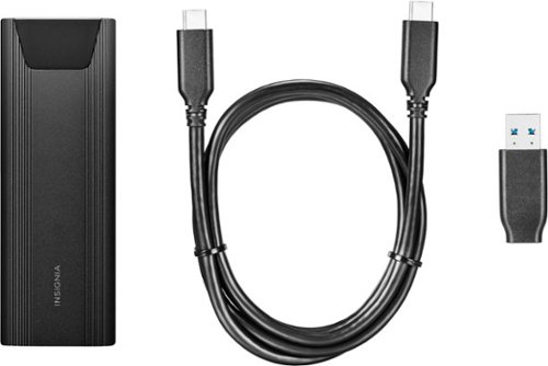 Insignia™ M.2 NVMe to USB-C SSD Enclosure - Black HOW TO BUY