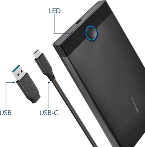 Insignia™ 2.5 SATA to USB-C HDD Enclosure - Black WHERE TO BUY