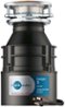 InSinkerator - Badger 5 Lift and Latch Standard Series 1/2 HP Continuous Feed Garbage Disposal with Power Cord - Gray-Front_Standard