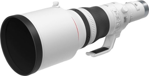 Canon - RF800mm F5.6 L IS USM Telephoto Lens for EOS R-Series Cameras - White