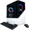 CyberPowerPC - Gamer Supreme Gaming Desktop - AMD Ryzen 7 5700 - 16GB Memory - NVIDIA GeForce RTX 3070 - 1TB SSD - White-Angle_Standard