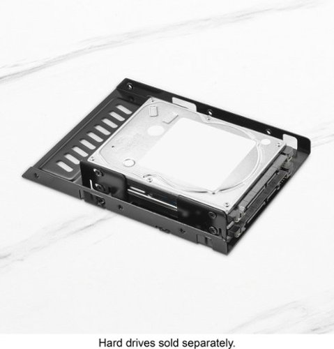 Insignia™ Dual Drive Mount for 2.5” SATA, SSDs or Hard Drives - Black WORLDWIDE DELIVERY