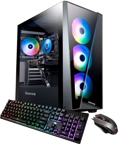 iBUYPOWER - SlateMR Gaming Desktop - Intel i3-12100F - 8GB DDR4 Memory - NVIDIA GeForce GTX 1650 4GB - 500GB NVMe SSD - Black