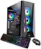 iBUYPOWER - TraceMR Gaming Desktop - Intel i7-12700KF - 16GB DDR4 Memory - NVIDIA GeForce RTX 3080 - 1TB NVMe SSD - Black-Front_Standard