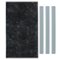 Zephyr - Charcoal Filter Replacement for Range Hoods - Black-Front_Standard