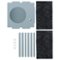 Zephyr - Recirculating Kit for BML Range Hood - Stainless Steel-Front_Standard