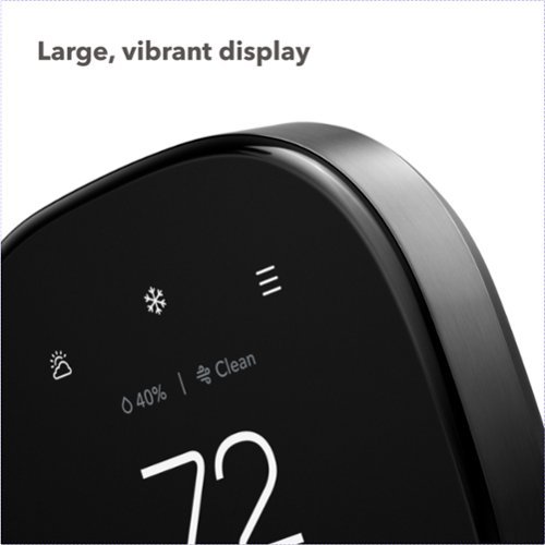ecobee Premium Smart Programmable Touch-Screen Thermostat with Siri, Alexa, Apple HomeKit and Google Assistant - Black SHOP ONLINE
