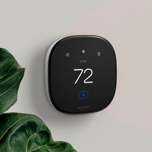 ecobee Enhanced Smart Programmable Touch-Screen Wi-Fi Thermostat with Alexa, Apple HomeKit and Google Assistant - Black WORLDWIDE DELIVERY