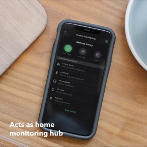 ecobee Enhanced Smart Programmable Touch-Screen Wi-Fi Thermostat with Alexa, Apple HomeKit and Google Assistant - Black BUY IN EUROPE