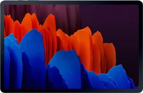 Samsung - Geek Squad Certified Refurbished Galaxy Tab S7 Plus - 12.4” - 128GB - With S Pen - Wi-Fi - Mystic Black