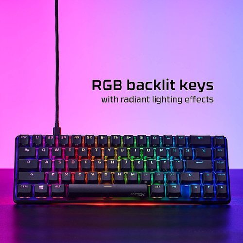 HyperX Alloy Origins 65% Compact Wired Mechanical Red Linear Switch Gaming Keyboard with RGB Lighting - Black HOW TO BUY