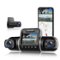 Rexing - V2 Pro 1080p 3-Channel AI Car Dash Cam with Wi-Fi Built-in GPS and Adhesive Mount - Black-Front_Standard