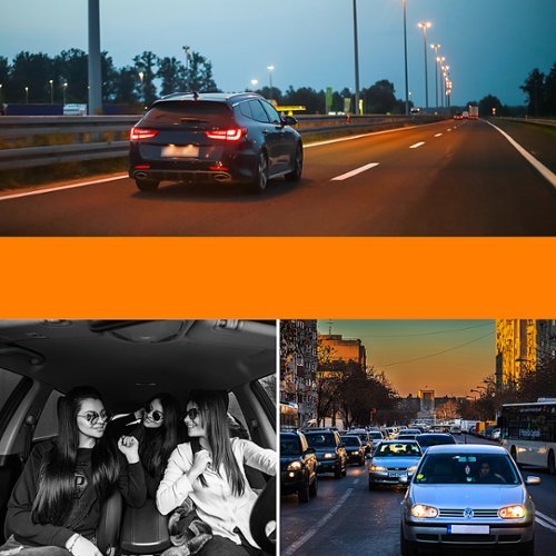 Rexing V2 Pro 1080p 3-Channel AI Car Dash Cam with Wi-Fi Built-in GPS and Adhesive Mount - Black HOW TO BUY