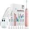 AquaSonic - Ultrasonic Rechargeable Electric Toothbrush Ultimate Bundle - Rose Gold-Angle_Standard