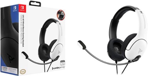 PDP AIRLITE Wired Gaming Headset for Nintendo Switch - Black and White BUY ONLINE