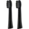 AquaSonic - Activated Charcoal Pulse Replacement Brush Heads (2-Pack) - Black-Left_Standard