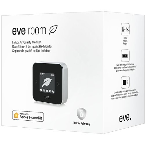 Eve Room Indoor Air Quality Monitor - Silver GLOBAL SHIPPING