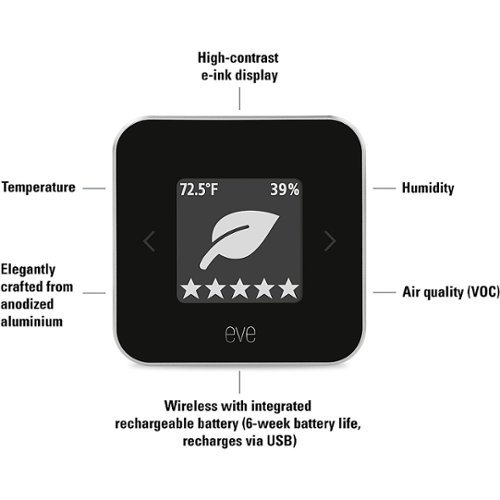 Eve Room Indoor Air Quality Monitor - Silver SHOP ONLINE